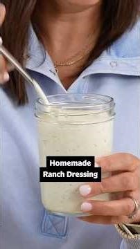 Homemade Ranch Dressing (Better Than Store-Bought!)