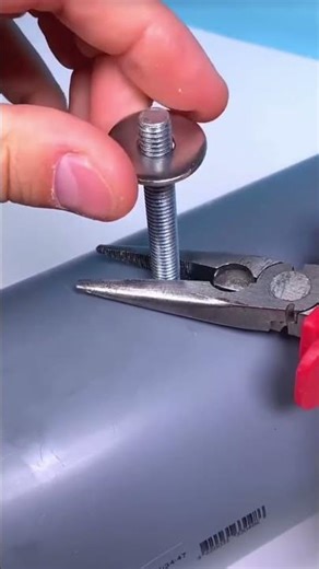 How to Install a Bolt in a Pipe (Blind Hole Hack) #shorts