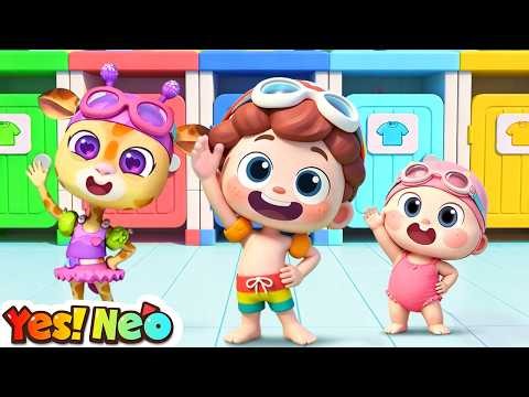 Kids Learn Safety Rules | Swimming Pool Safety Tips | Nursery Rhyme & Kids Song | Yes! Neo