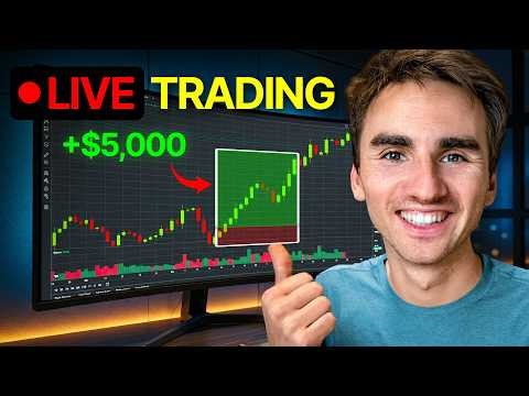 Live day Trading - $4 Beginner Trading Strategy