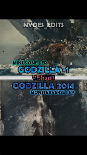 Godzilla -1.0 VS Godzilla 2014 | Who Wins? 🔥 | #vsedit #monsterverse #godzillaminusone #wis #wisedit