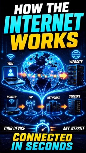 🌐 How the Internet Works