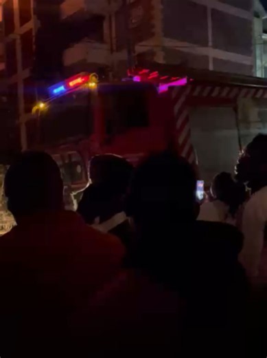 Fire engulfs residential appartments at Tumaini area, behind Maasai mall in Ongata Rongai. The cause of the inferno that occurred Tuesday morning yet to be known