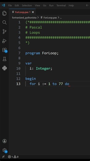 Loops | Tutorial | Pascal for beginners | #pascal