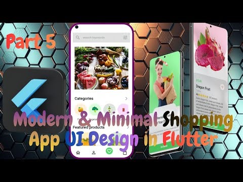 I Designed a Modern & Minimal Shopping App UI in Flutter part-5 Final Part