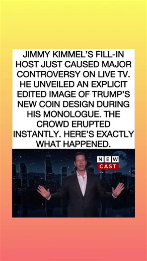 Kimmel’s Replacement Host Mocks Trump’s New $1 Coin #JimmyKimmel