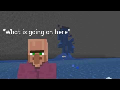 Flooding A Village With REALISTIC Water in Minecraft!