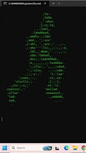 Windows cmd cool tricks | fun cmd windows 10 11 #shorts #shortvideo #cmd #hacker #windows