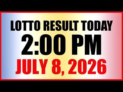 Lotto Result Today 2pm Draw July 8, 2026 Swertres Ez2 PCSO