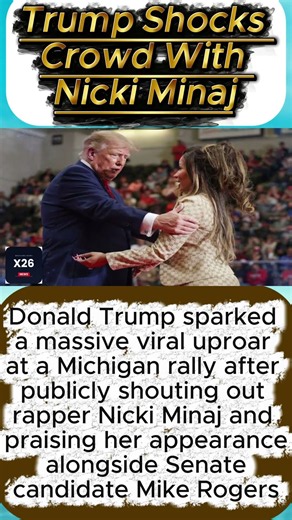 Trump Shocks Crowd With Nicki Minaj