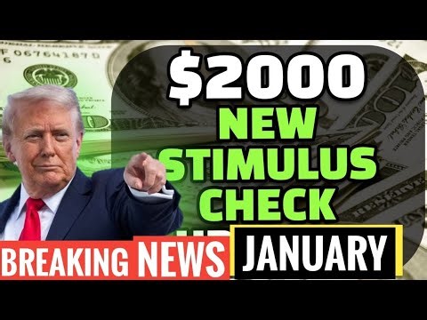 🎉Finally 📈$2000 Stimulus Checks🔥BREAKING💰ARRIVING Immediately if?Social Security JAN Pay SSI,SSDI✅