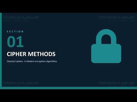 Cipher Methods
