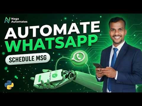 Automate WhatsApp Messages with Python (pywhatkit Tutorial)