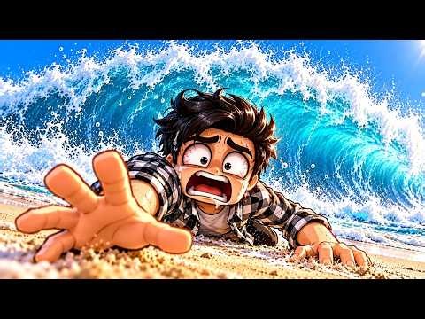 Un TSUNAMI GÉANT Frappe la Plage – Comment Survivre à une Catastrophe Naturelle