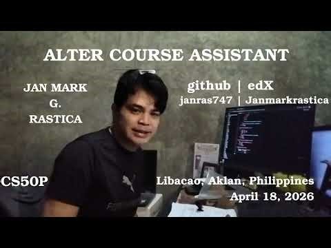 Alter Course Assistant CS50P