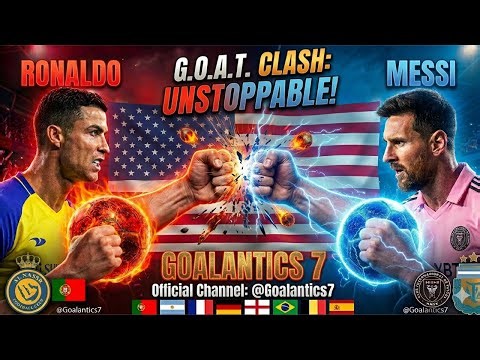 🇺🇸 The Ultimate Clash: Ronaldo vs Messi (Football/Soccer Battle)