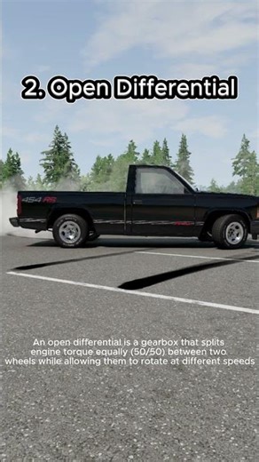 How Differentials Actually Work Behind the Scenes 👀 #automotive #beamngdrive #mechanical