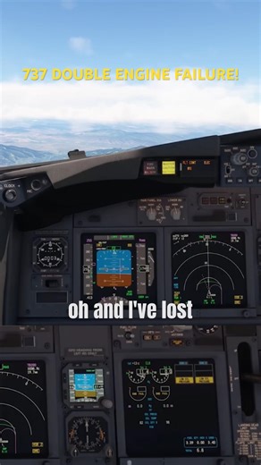 Emergency Landing 737 Double Engine Failure demonstration by a Real 737 Pilot | Flight Simulator