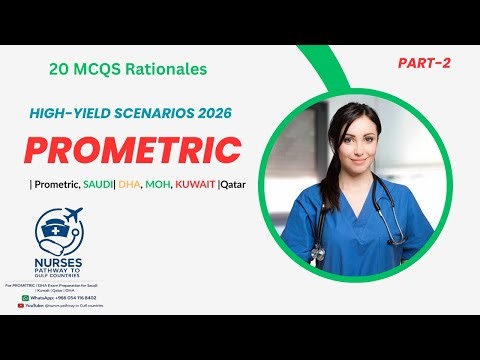 Medical-Surgical Nursing MCQs Part-2 2026 | PROMETRIC & DHA | High-Yield Scenarios