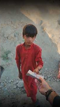 Surprising Orphans in Afghanistan with CASH! #shorts