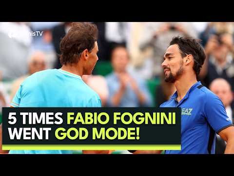5 Times Fabio Fognini Went GOD MODE 🤯
