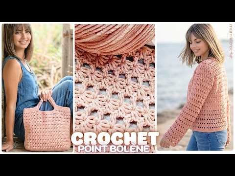 😍 CROCHET TEMPTATION! GET READY TO BE HOOKED!!! 😍 BOLENE TUTORIAL @MamieCrochet