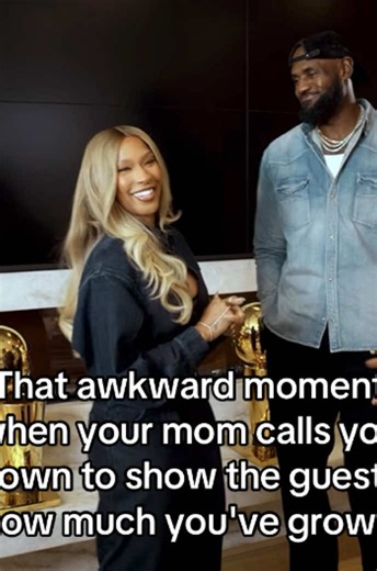 That Awkward Moment When Your Mom Calls You Down to Show Guests How Much You’ve Grown