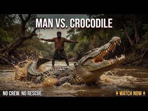 Man Vs. Wild |The Crocodile Video That Shocked the Internet| Fight with Crocodile |Desi Bear Grylls.