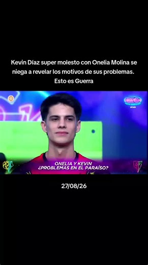 Kevin Díaz super molesto con Onelia Molina se niega a revelar los motivos de sus problemas. 27/08/26 Esto es Guerra #EEG #estoesguerra #eegperu #guerreros #combatientes