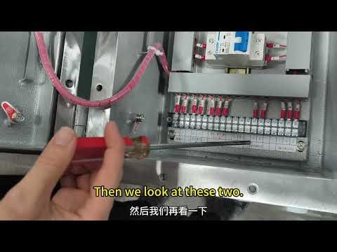How to wire the explosion proof control cabinet for flowmeter with temperature and pressure