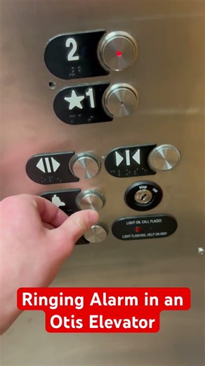 Ringing the alarm in an Otis Series 5 Elevator