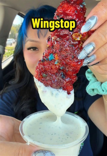 Wingstop's New Sour Patch Kids Flavor: A Mukbang Review 😭
