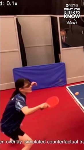 Ping pong playing robot has super-human reflexes