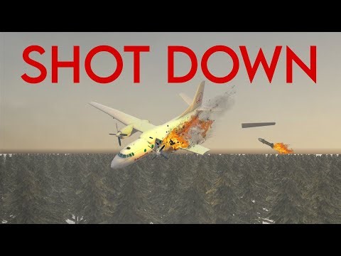 Tarom Service 1989 crash animation | Shot down? Prisma3D reconstruction 