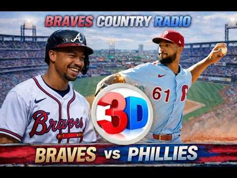Atlanta Braves vs Phillies MLB 3D LIVE Stream | Classic Call Radio Baseball Play-by-Play Watch Party