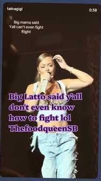 They was fighting at Latto concert #SBdafoodie #ThefoodqueenSB #biglatto #rapper