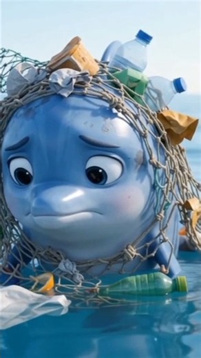 Ocean Trash Monster! 🐬🦷 Who Can Save the Ocean? 🌊 Don't Pollute!