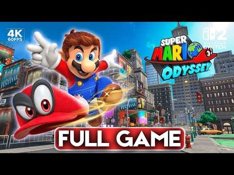 SUPER MARIO ODYSSEY Gameplay Walkthrough FULL GAME [4K 60FPS NINTENDO SWITCH 2] - No Commentary