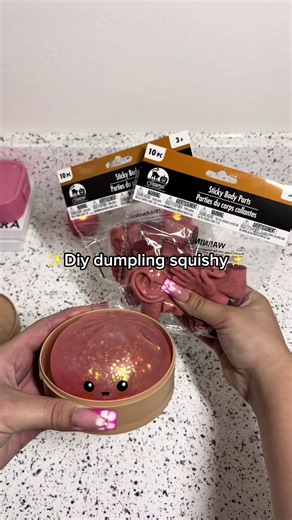 DIY Dumpling Squishy: Dollar Tree Craft Idea ✨