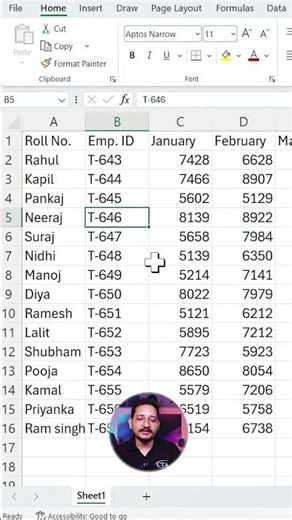 Excel Data Covert in Table | Computer Tech Academy | #excel