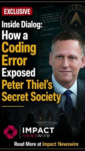 Inside Dialog: How a Coding Error Exposed Peter Thiel's Secret Society For nearly 20 years, Dialog