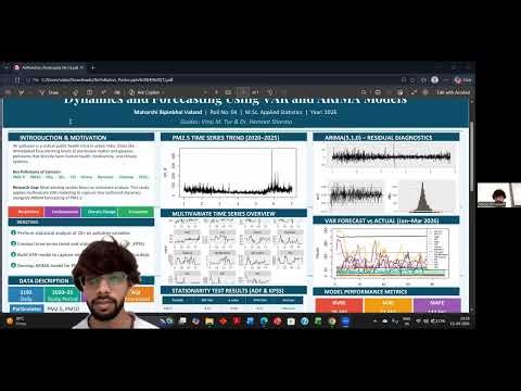 Air Pollution Forecasting | VAR & ARIMA Models | Student Project | Mr. Maharshi Valand