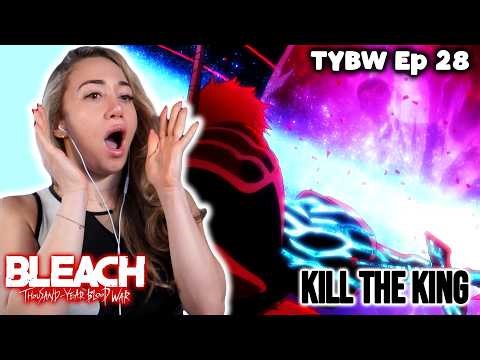 ICHIGO "SLAYED" The SOUL KING!? 😨 BLIND REACTION to BLEACH THOUSAND-YEAR BLOOD WAR Ep 28