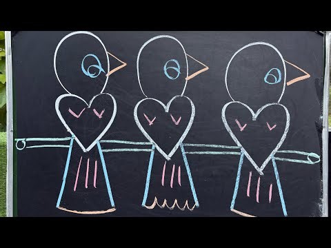 ❤️❤️❤️= How to draw Bird 🐦 with step by step | Easy Drawing Skills |