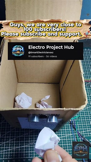 Touchless Smart Dustbin Using Arduino & Ultrasonic Sensor 🤯 #shorts
