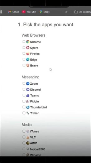 INSTALL ALL Apps in 1 Click on New Laptop 💻⚡ (Must Try) #shorts #windows
