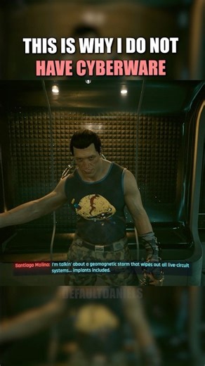 This is why I do not have cyberware