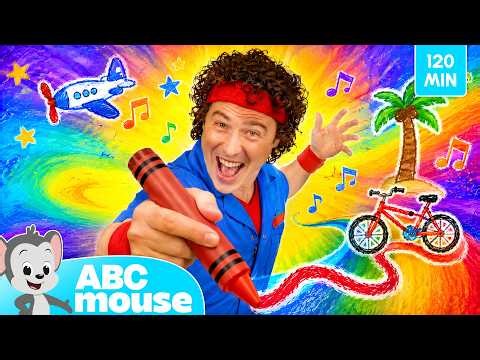 🎨 Draw, Dance & Imagine! 🌈 | 2-Hours of Movement, Imagination & Learning for Kids | ABCmouse