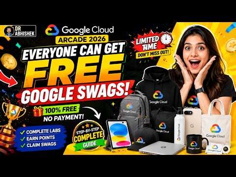 Everyone Can Get FREE Google Swags! | Google Cloud Arcade 2026 #qwiklabsarcade2026