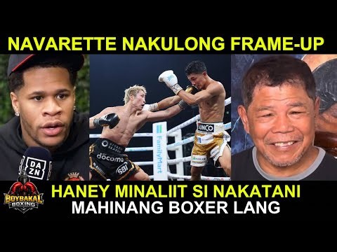 Devin Haney MINALIIT Si Nakatani Mahinang Boxer | Navarette Nakulong Frame Up | Inoue Updates